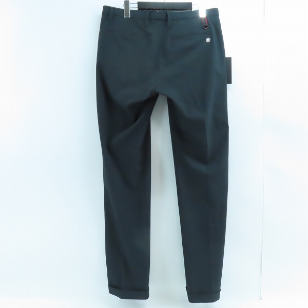 実際に弊社で買取させて頂いた【未使用】BRIEFING/ブリーフィング ゴルフウェア MENS PIQUE SINGLE PLEATED DRESS PANTS パンツ ブラック BRG241M55 Lの画像 1枚目