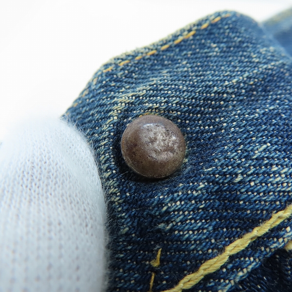 実際に弊社で買取させて頂いたLEVI'S/リーバイス 片面タブ/BIG E/隠しリベット/紙パッチ ヴィンテージ デニムパンツの画像 5枚目