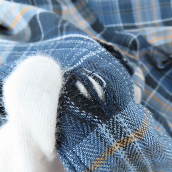 実際に弊社で買取させて頂いたHARLEY DAVIDSON/ハーレーダビッドソン 半袖シャツ チェック /Lの画像 5枚目