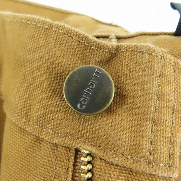 実際に弊社で買取させて頂いたCarhartt/カーハート Washed Duck Work Pants ウォッシュドダック ワークパンツ B11 32×32 の画像 7枚目