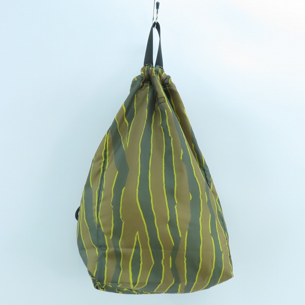 実際に弊社で買取させて頂いたMARNI × PORTER/マルニ × ポーター ジオメトリック ストライプ マイクロリップストップ ハンドバッグの画像 1枚目