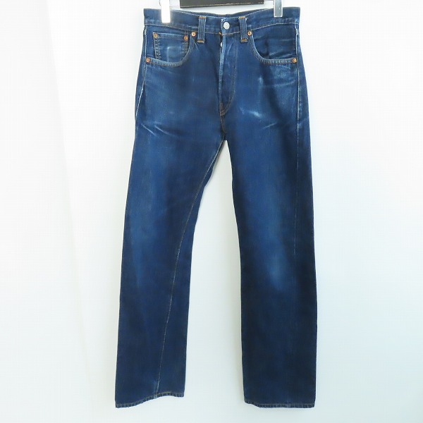 実際に弊社で買取させて頂いたLEVI'S/リーバイス 501XX 刻印555 ビッグE デニムパンツ W32L36
