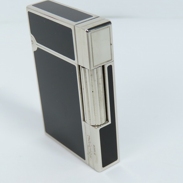 実際に弊社で買取させて頂いたS.T.Dupont/S.T.デュポン GATSBY/ギャッツビー ガスライター 黒漆×シルバー 18787の画像 4枚目