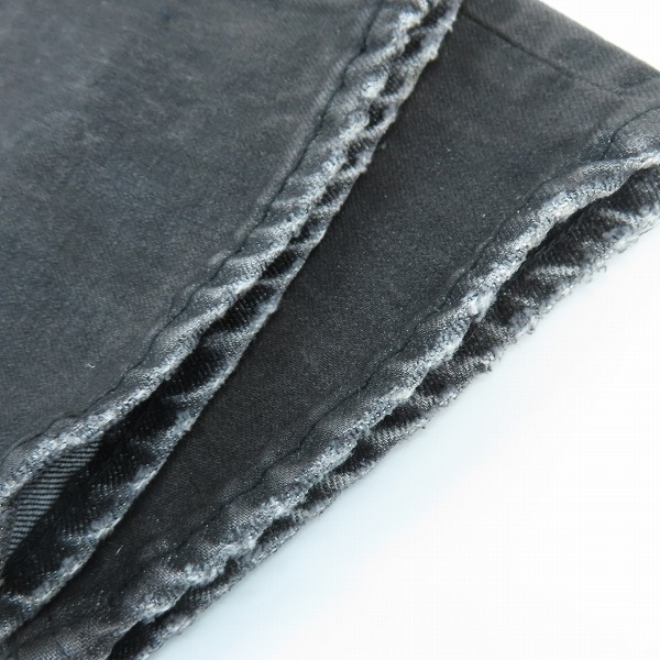 実際に弊社で買取させて頂いたISAMU KATAYAMA BACKLASH/バックラッシュ ストレッチデニム クラッシュストレート 1483-01C/Lの画像 7枚目