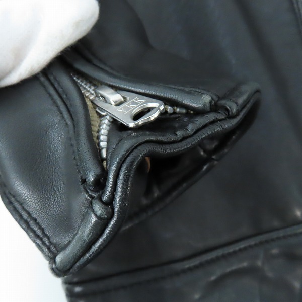 実際に弊社で買取させて頂いたnano universe/ナノユニバース レザーライダースジャケット NUC53LO0531SH/Mの画像 5枚目