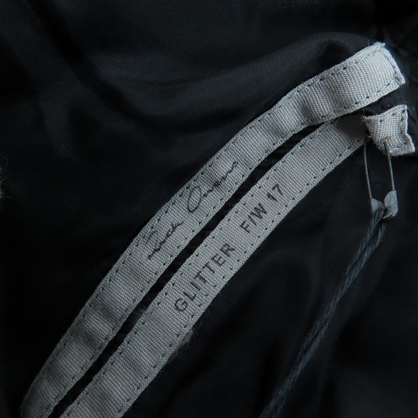 実際に弊社で買取させて頂いたRick Owens/リックオウエンス 17FW DRAWSTRING ASTAIRES LONG RU17F8394/SS 48の画像 3枚目