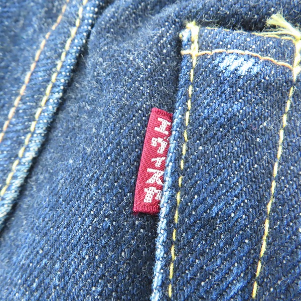 実際に弊社で買取させて頂いたEVISU/エヴィス 20oz No.1 スペシャル デニムパンツ 2001/34の画像 6枚目