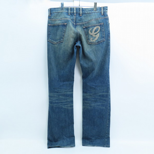 実際に弊社で買取させて頂いたGUCCI/グッチ デニムパンツ ジーンズ インディゴ 50の画像 1枚目