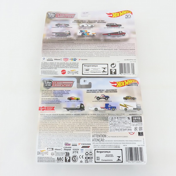 実際に弊社で買取させて頂いた【未開封】Hot Wheels/ホットウィール TEAM TRANSPORT PORSCHE 356 SPEEDSTER/80 DODGE MACHO POWER WAGON 2点セットの画像 1枚目