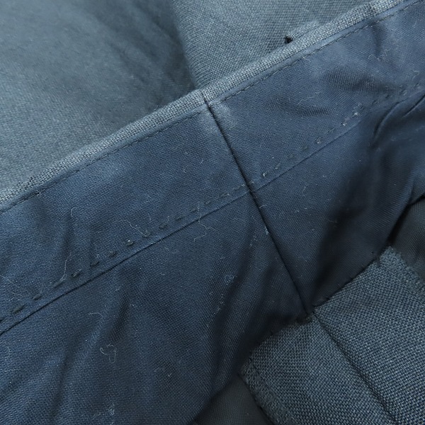 実際に弊社で買取させて頂いたAURALEE/オーラリー BLUEFACED WOOL WIDE SLACKS/スラックスパンツ A20AP03BH/4の画像 7枚目