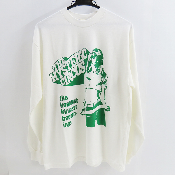 実際に弊社で買取させて頂いた【未使用】HYSTERIC GLAMOUR/ヒステリックグラマー 23AW ヒスガール 長袖Tシャツ 02233CL12/M