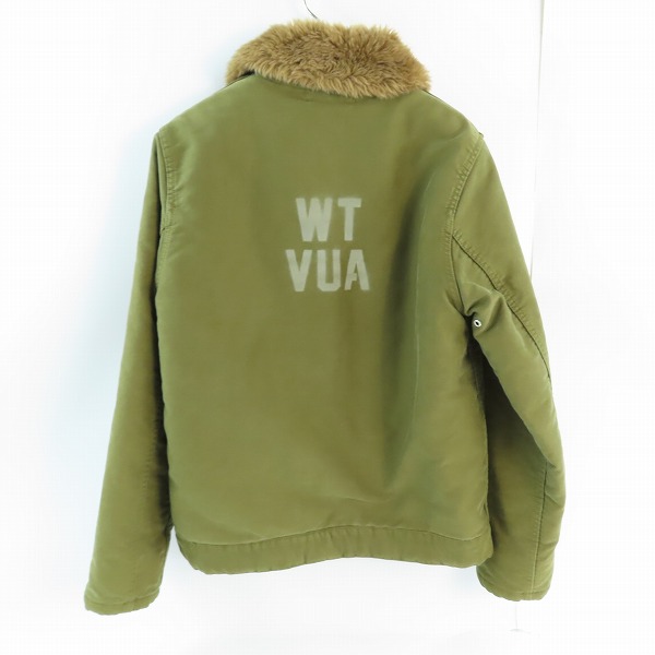 実際に弊社で買取させて頂いたWTAPS/ダブルタップス 14AW N-1 JACKET エヌワン デッキ ジャケット カーキ 142GWDT-JKM02/2の画像 1枚目
