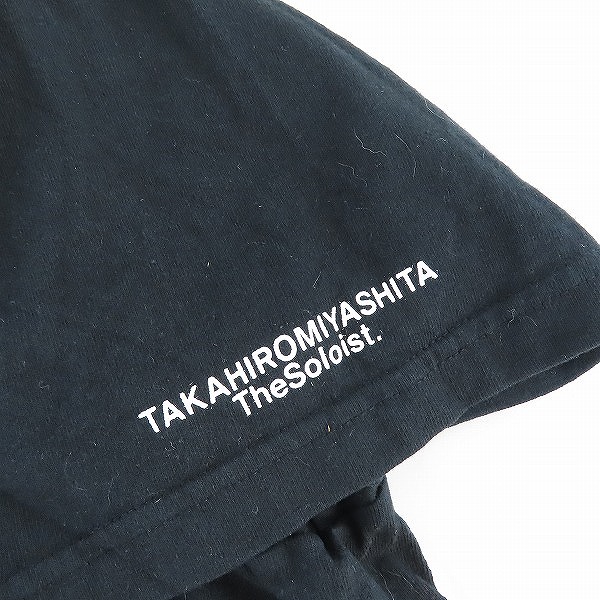 実際に弊社で買取させて頂いたTAKAHIROMIYASHITA TheSoloIst×blackmeans/タカヒロミヤシタザソロイスト×ブラックミーンズ プリントTシャツ/XXLの画像 3枚目
