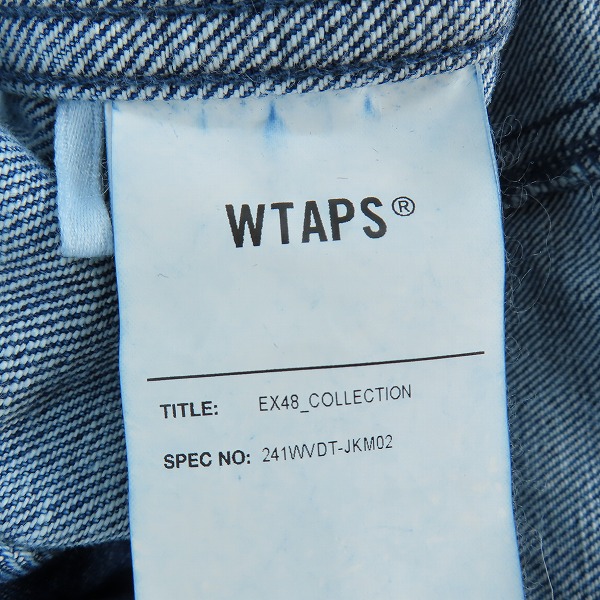 実際に弊社で買取させて頂いたWTAPS/ダブルタップス ACTIVE / JACKET アクティブ デニムジャケット 241WVDT-JKM02/03の画像 3枚目