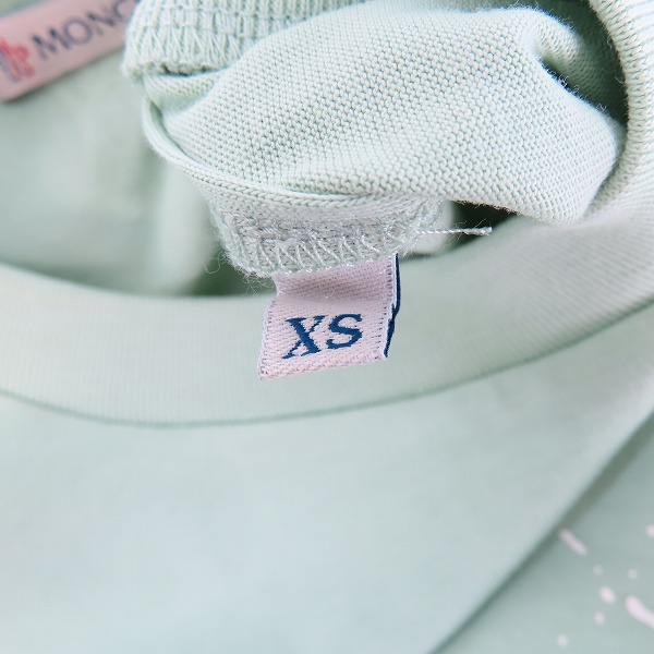 実際に弊社で買取させて頂いたMONCLER/モンクレール MAGLIA MANICHE CORTE プリント Tシャツ I10938C00016 /XSの画像 3枚目