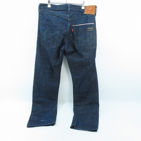 実際に弊社で買取させて頂いたLEVI'S/リーバイス FENOM 207M Painted Green Stitch/グリーンステッチ FM207-0032/W34 L32の画像 1枚目