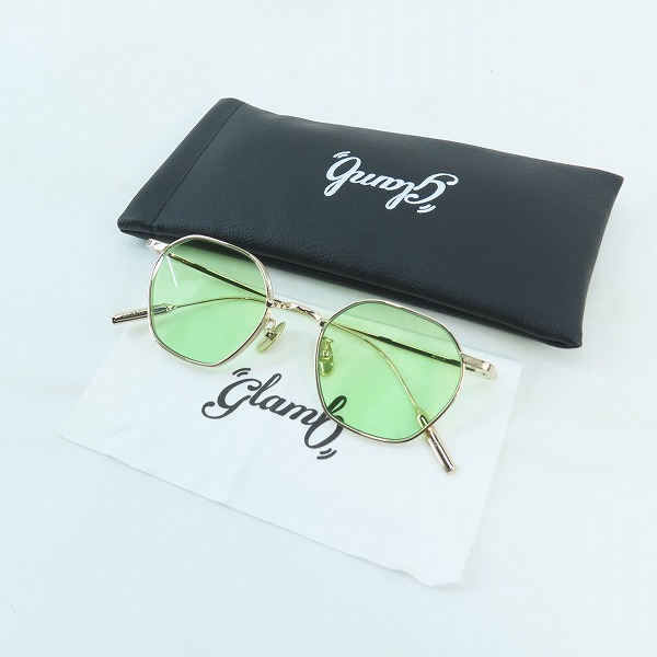 実際に弊社で買取させて頂いたglamb/グラム 24SS Hexagon Sunglasses/ヘキサゴンサングラス GB0224/AC19 の画像 8枚目