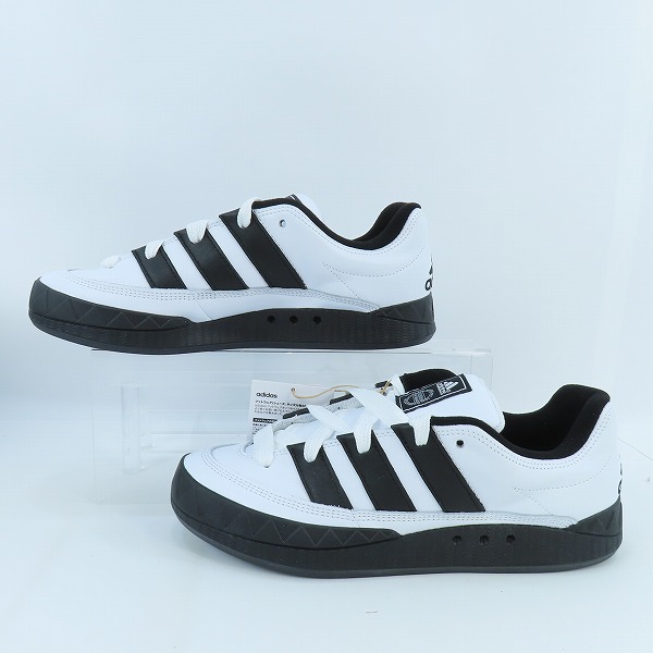 実際に弊社で買取させて頂いた【未使用】atmos×adidas/アトモス×アディダス Adimatic "White/Black"/アディマティック "ホワイト/ブラック" ID7717 28の画像 3枚目