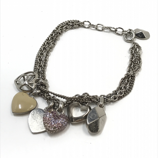 実際に弊社で買取させて頂いたChristian Dior/クリスチャンディオール ハート チャーム ブレスレット