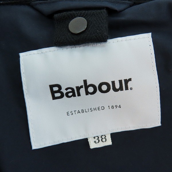 実際に弊社で買取させて頂いたBarbour/バブアー BEDALE/ビデイル ノンワックス ジャケット 2101028/38の画像 2枚目