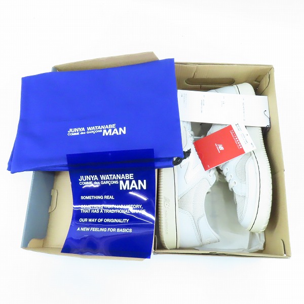 実際に弊社で買取させて頂いたCOMME des GARCONS JUNYA WATANABE MAN×NEW BALANCE/ギャルソン×ニューバランス ローカットスニーカー CT400JW2/25.0の画像 7枚目