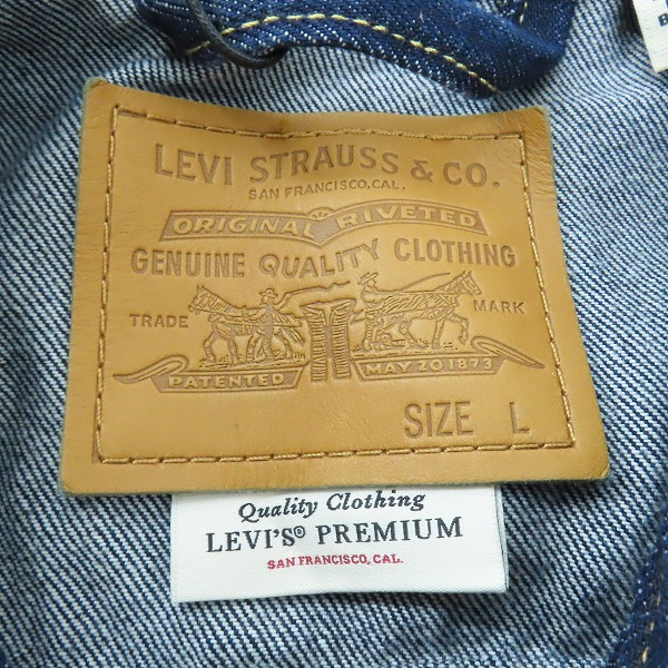 実際に弊社で買取させて頂いた【未使用】Levi's/リーバイス 3rd/サードモデル デニムジャケット/Gジャン 72334-0557/Lの画像 2枚目