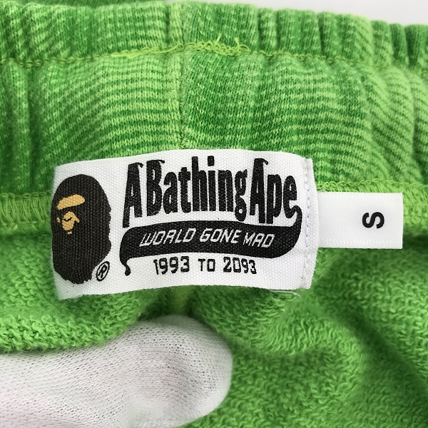 実際に弊社で買取させて頂いたA BATHING APE/アベイジングエイプ INK CAMO WIDEEG SNAP DETAIL TRACK PANTS /Sの画像 2枚目