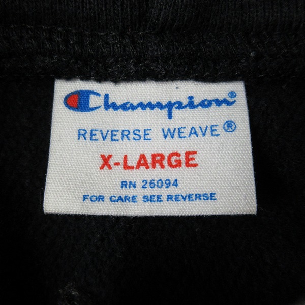 実際に弊社で買取させて頂いたChampion/チャンピオン REVERSE WEAVE ジップアップパーカー CSS5112A/XLの画像 2枚目