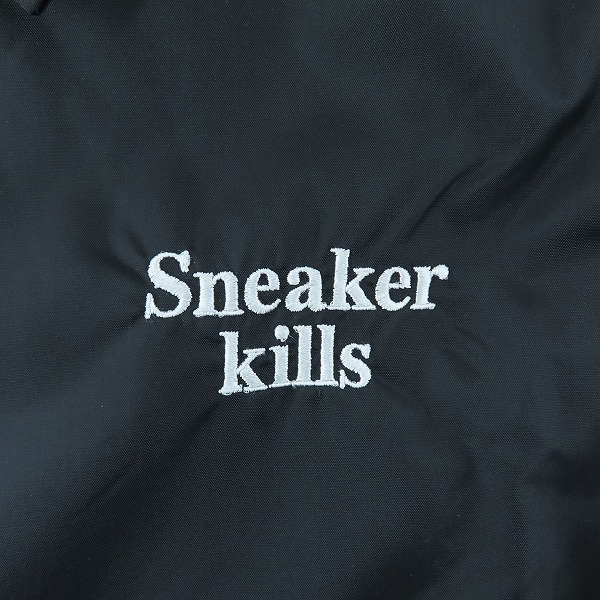 実際に弊社で買取させて頂いた(3)【未使用】FR2 × SNKRDUNK/エフアールツー × スニーカーダンク Angel Coach Jacket Black FRC2905/Lの画像 4枚目