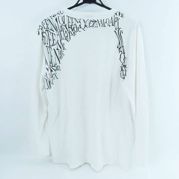 実際に弊社で買取させて頂いたALEXANDER MCQUEEN/アレキサンダーマックイーン ロゴ プリント 長袖 Tシャツ /Lの画像 1枚目