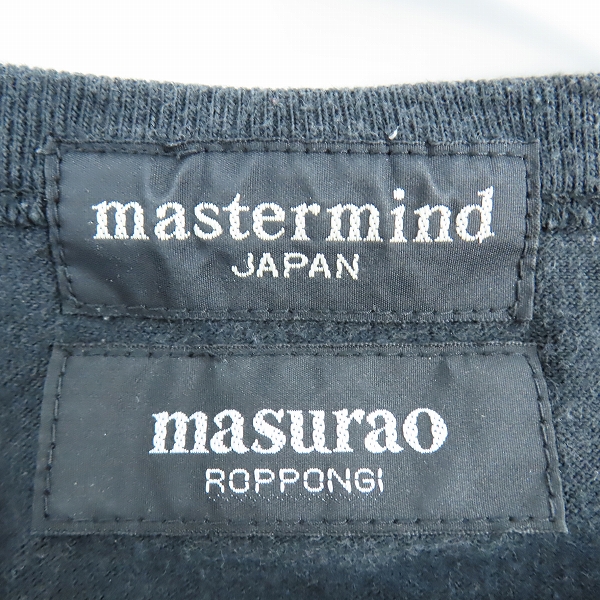実際に弊社で買取させて頂いたmastermind×masurao ROPPONGI/マスタードマインド 半袖Tシャツ 13SS-006-R/Lの画像 2枚目