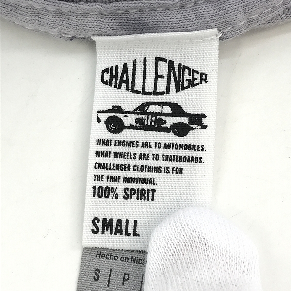 実際に弊社で買取させて頂いたCHALLENGER/チャレンジャー TIE DYE WOLF LOGO L/S TEE/ロングスリーブ 長袖Tシャツ Sの画像 2枚目