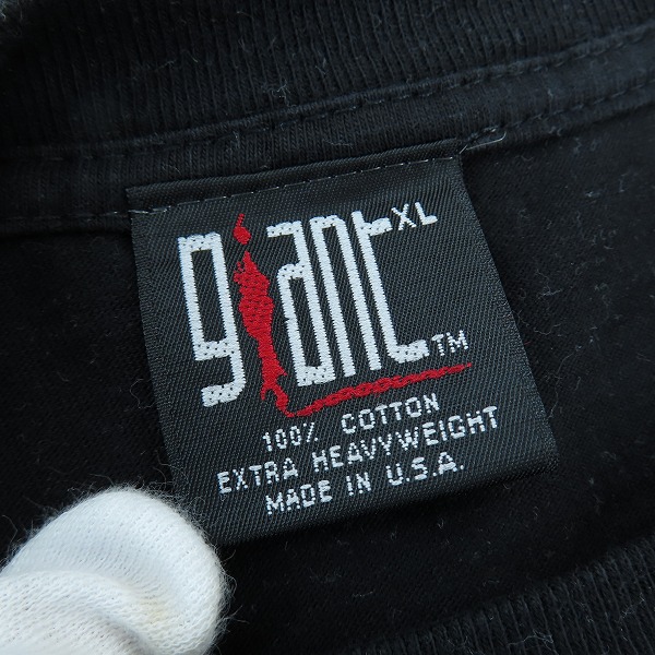 実際に弊社で買取させて頂いたGiant/ジャイアント 96年 ヴィンテージ PEARL JAM/パール ジャム プリント Tシャツ /XLの画像 2枚目