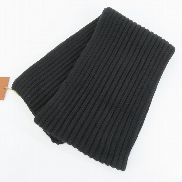 実際に弊社で買取させて頂いたLoro Piana/ロロピアーナ カシミヤ 100% マフラー イタリア製 ブラック