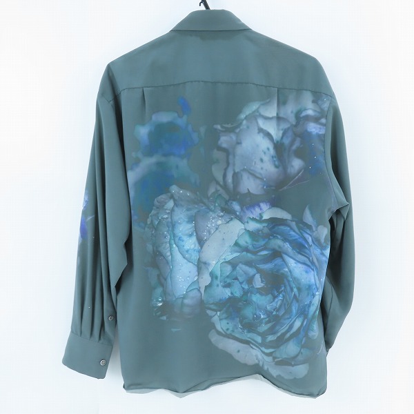 実際に弊社で買取させて頂いたLAD MUSICIAN/ラッドミュージシャン 22SS BIG SHIRT/フラワープリントビッグシャツ 2122-113/42の画像 1枚目