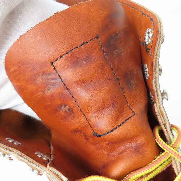 実際に弊社で買取させて頂いたRED WING/レッドウィング IRON RANGER TRACTION TRED/アイアンレンジャー トラクショントレッド ワークブーツ 8089 8Dの画像 6枚目