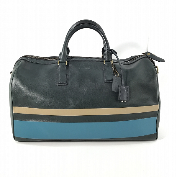 実際に弊社で買取させて頂いたCOACH/コーチ BLEECKER DEBOSSED STRIPE DUFFLE BAG/ブリーカー デボスド ストライプ ボストンバッグ 93202 