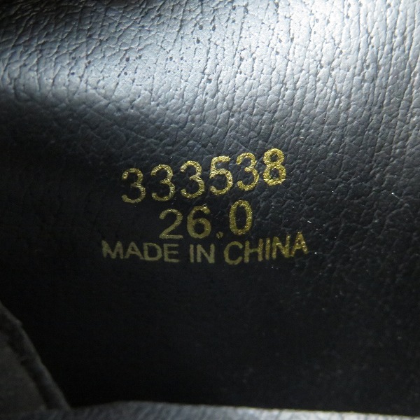 実際に弊社で買取させて頂いた【未使用】MIHARAYASUHIRO×GU/ミハラヤスヒロ×ジーユー オリジナルソールダービーシューズMY 333538/26の画像 5枚目