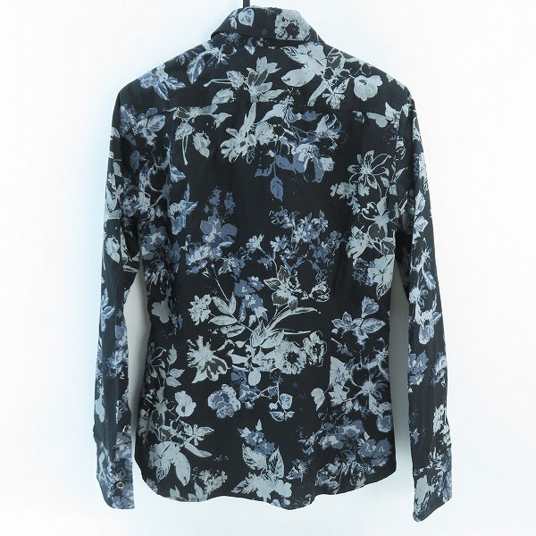 実際に弊社で買取させて頂いたISAMU KATAYAMA BACKLASH/バックラッシュ 花柄シャツ 1589-01/Sの画像 1枚目
