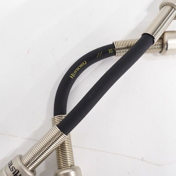 実際に弊社で買取させて頂いたメーカー不明 エフェクターボード 幅/約36.5cn HISTORY/ヒストリー ケーブル 約3ｍｘ2本,パッチケーブル 2本 セットの画像 8枚目