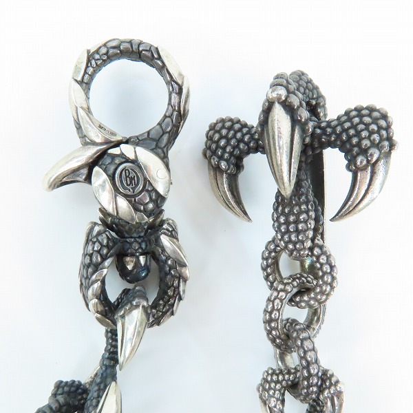 実際に弊社で買取させて頂いたBloody Mary/ブラッディマリー Silver Creature インフィニットタローン ウォレットチェーンの画像 1枚目