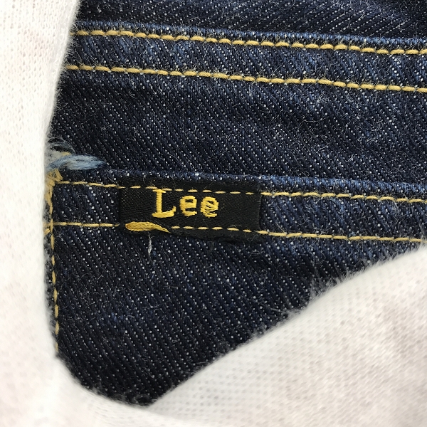 実際に弊社で買取させて頂いたLEE×THE REAL McCOY'S/リー×リアルマッコイズ センター赤タグ デニムパンツ Lot:101-B 97111-89 /34×34の画像 4枚目