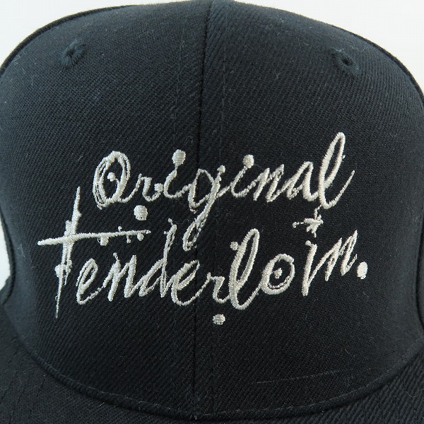実際に弊社で買取させて頂いたTENDERLOIN/テンダーロイン 22SS ロゴ 刺繍 スナップバック ベースボール ブラック キャップの画像 6枚目