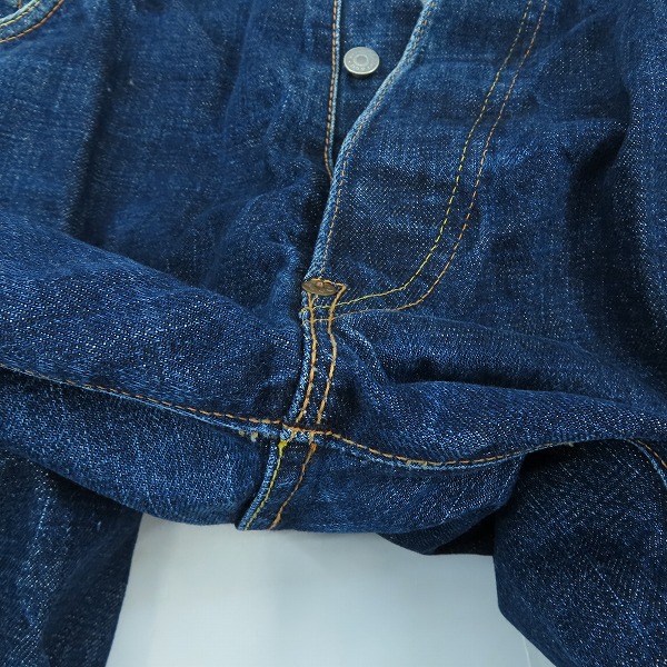 実際に弊社で買取させて頂いたEVISU/エヴィス Lot.2000 No.2 いちご耳 デニムパンツ 38×35の画像 8枚目