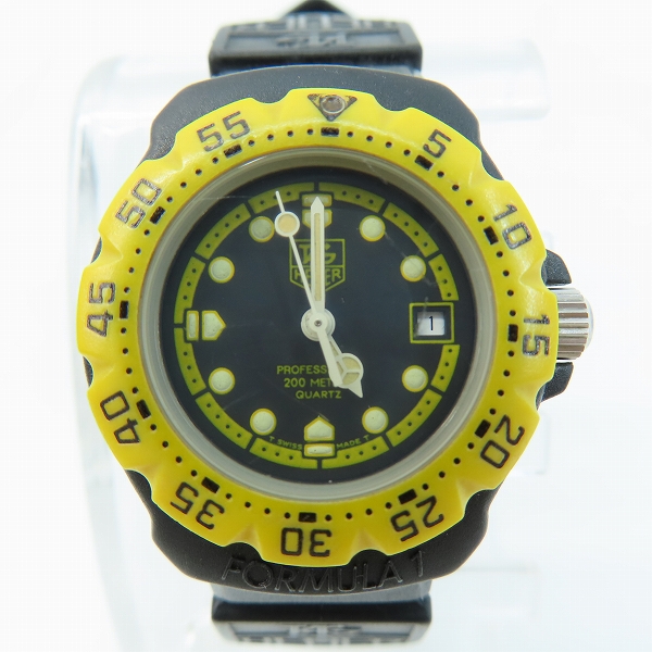 実際に弊社で買取させて頂いたTAG HEUER/タグホイヤー フォーミュラ1 ラバーベルト 腕時計 380.508 【動作未確認】