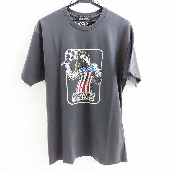実際に弊社で買取させて頂いた【未使用】HYSTERIC GLAMOUR/ヒステリックグラマー CHECKER FLAG/チェッカー フラッグ ガール Tシャツ 02233CT12/M