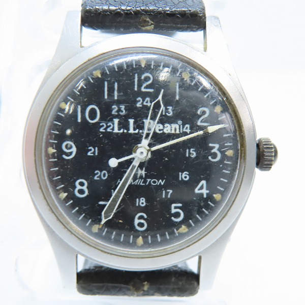 実際に弊社で買取させて頂いたHAMILTON × L.L.Bean/ハミルトン×エルエルビーン Khaki/カーキ 手巻/ヴィンテージ 腕時計 