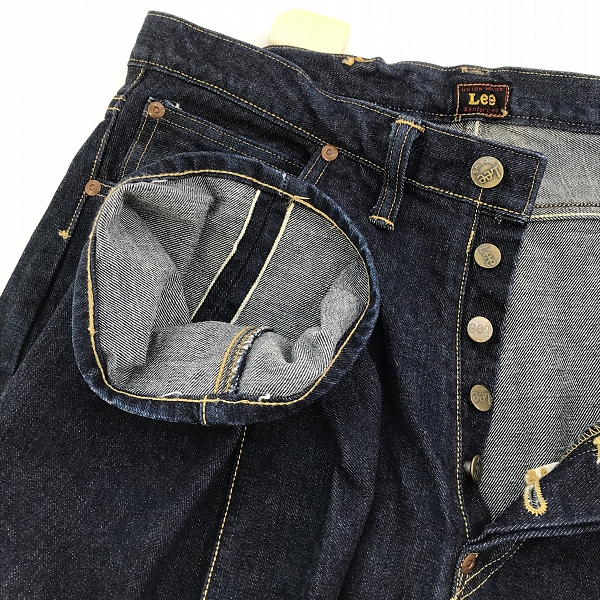 実際に弊社で買取させて頂いたLEE×THE REAL McCOY'S/リー×リアルマッコイズ センター赤タグ デニムパンツ Lot:101-B 97111-89 /34×34の画像 7枚目