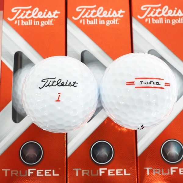 実際に弊社で買取させて頂いた【未使用】Titleist/タイトリスト TRUFEEL ゴルフボール ホワイト 1ダースの画像 1枚目