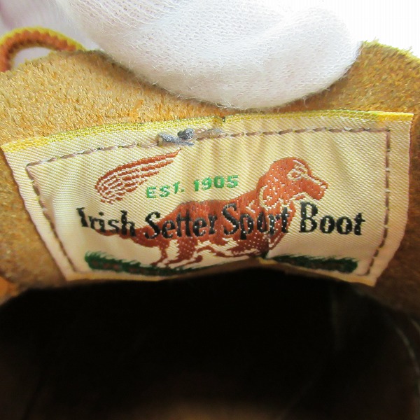 実際に弊社で買取させて頂いたREDWING/レッドウィング WORK OXFORD アイリッシュセッター 犬タグ復刻 9895/8Dの画像 5枚目